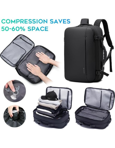Mochila BANGE al vacío 70L impermeable con bomba eléctrica Mochila BANGE al vacío 70L impermeable con bomba eléctrica