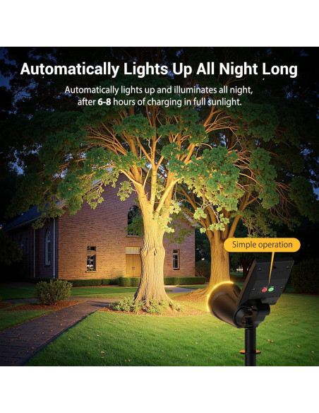 Luces Spot Solares BONLION 1000LM 2 en 1 Ajustables IP65 Luces Spot Solares BONLION 1000LM 2 en 1 Ajustables IP65
