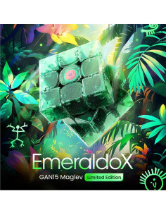 Cubo de Velocidad GAN 15 Maglev EmeraldoX 3x3 Ultra-Ligero 2