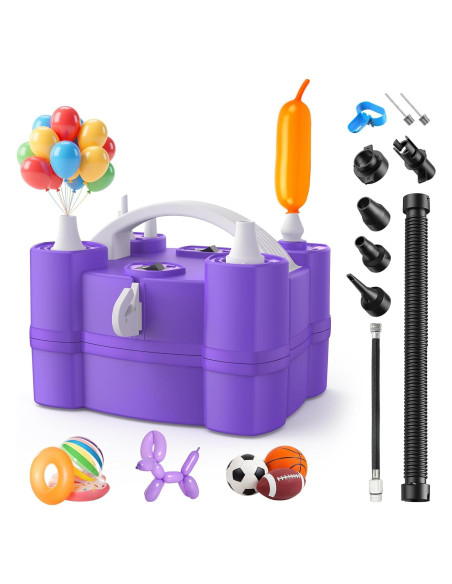 Bomba de aire eléctrica 4 en 1 Keaibuding para globos y pelotas Bomba de aire eléctrica 4 en 1 Keaibuding para globos y pelotas