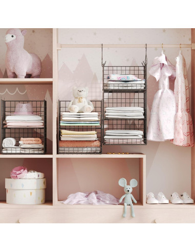 Organizador Colgante de Armario Yuyetuyo 5 Niveles Plegable