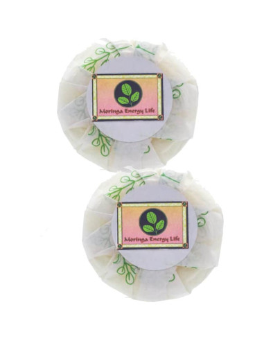 Barras de Jabón Natural Moringa y Coco Virgen 2-Pack 96.4g