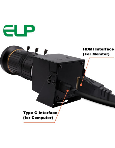Cámara USB HDMI 4K IEights 10X Zoom Manual 5-50mm