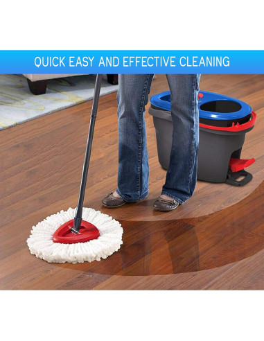Cabezas de Mop O-Cedar NKAM - 4 Pcs Lavables y Duraderas