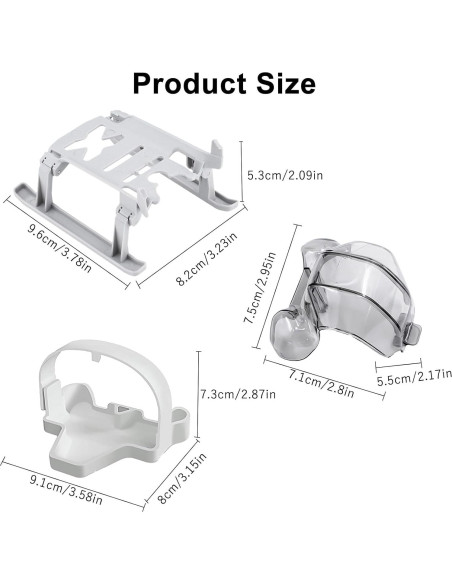 Kit de Accesorios Craznick Mini 4 Pro: Hélices, Protectores y Más Kit de Accesorios Craznick Mini 4 Pro: Hélices, Protectores y Más