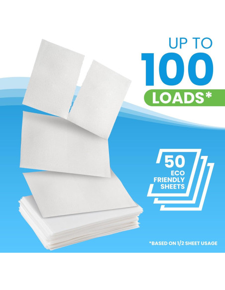 Hojas de detergente ecológicas Clean Elements 50 unidades Hojas de detergente ecológicas Clean Elements 50 unidades