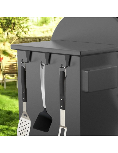 Ganchos para Parrillas Sirozi 3 Pack de Aluminio Negro Ganchos para Parrillas Sirozi 3 Pack de Aluminio Negro