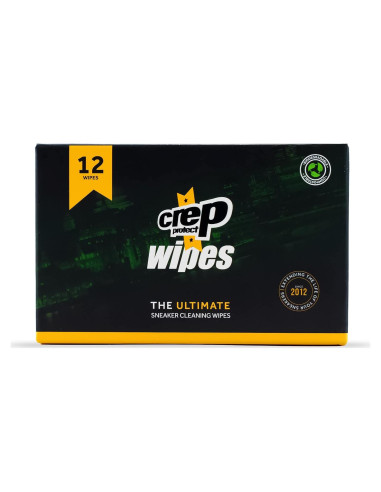 Toallitas de limpieza biodegradables Crep Protect - 12 unidades
