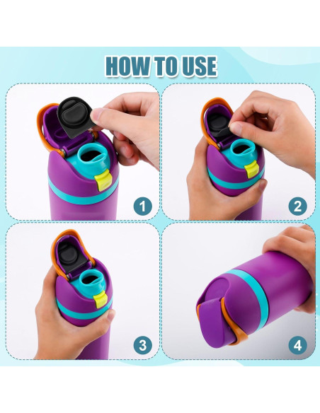 3 Tapones de Silicona y Anillos de Sello BOXOB para Owala FreeSip 3 Tapones de Silicona y Anillos de Sello BOXOB para Owala FreeSip