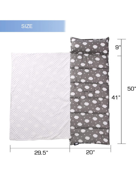 Colchoneta NapCure para Niños 127x51 cm con Almohada y Manta Colchoneta NapCure para Niños 127x51 cm con Almohada y Manta