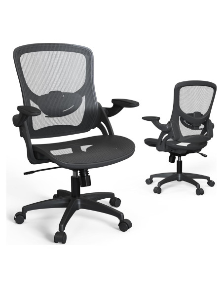 Silla de Oficina Ergonómica KIZECK con Soporte Lumbar Ajustable Silla de Oficina Ergonómica KIZECK con Soporte Lumbar Ajustable