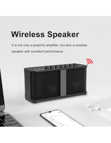 Amplificador de Guitarra Portátil Recargable MD-MINI 5W