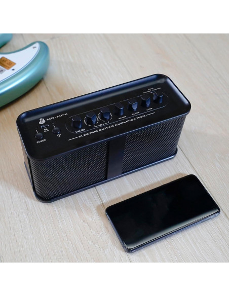 Amplificador de Guitarra Portátil Recargable MD-MINI 5W Amplificador de Guitarra Portátil Recargable MD-MINI 5W