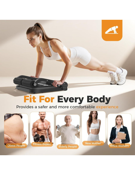 Máquina de Abdominales ALLYOUGER Ajustable 3 Niveles Resistencia Máquina de Abdominales ALLYOUGER Ajustable 3 Niveles Resistencia