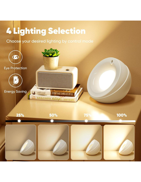 Lámpara de Mesa Nocturna HSP HS02 - Luz Estrella 7 Colores Lámpara de Mesa Nocturna HSP HS02 - Luz Estrella 7 Colores