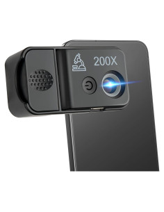 Lente de Microscopio 200X SKGXMAGN con Luz UV y CPL