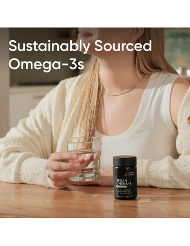 Omega-3 Vegano Sports Research 60 Cápsulas de Algas DHA EPA