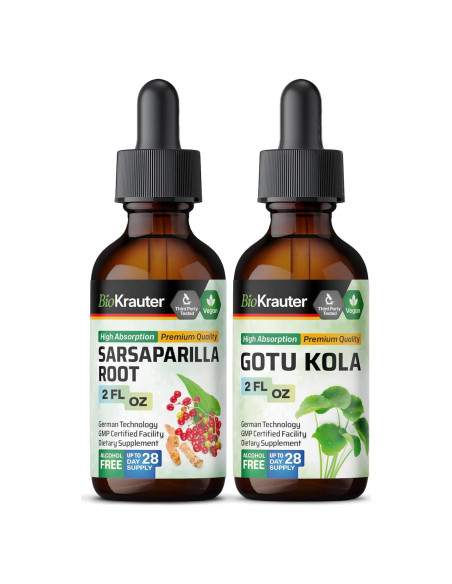 Tintura de Sarsaparilla y Gotu Kola BioKrauter 59.15 ml Tintura de Sarsaparilla y Gotu Kola BioKrauter 59.15 ml