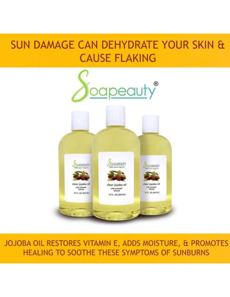 Aceite de Jojoba Soapeauty 100% Puro 946ml Hidratante Aceite de Jojoba Soapeauty 100% Puro 946ml Hidratante