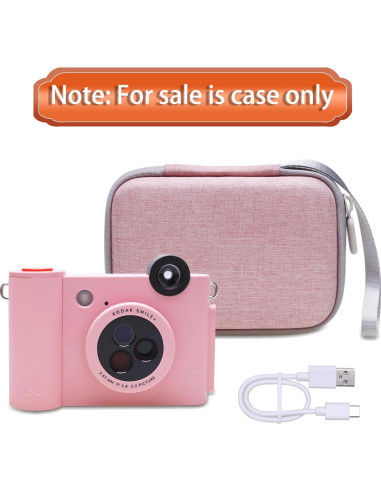 Funda LTGEM para KODAK Smile+ Cámara Digital 2-en-1 Fucsia