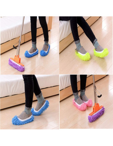 Zapatillas de Mopa de Microfibra 5 Pares Tamicy - Lavables y Reutilizables