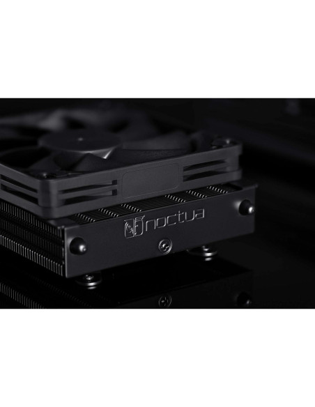 Enfriador de CPU Noctua NH-L9a-AM4 chromax.black 37mm Enfriador de CPU Noctua NH-L9a-AM4 chromax.black 37mm