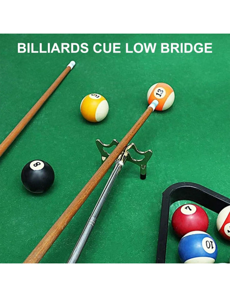 Puente de Billar Retráctil Yoqanr 35-150cm con Cabeza de Latón Puente de Billar Retráctil Yoqanr 35-150cm con Cabeza de Latón
