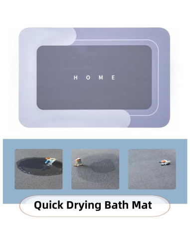 Conjunto de 3 Alfombrillas de Baño Absorbentes Genérico 40x60cm
