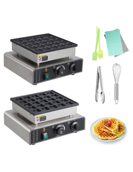 Horno de Waffles Mini Eléctrico Antiadherente RQ 25 Huecos Horno de Waffles Mini Eléctrico Antiadherente RQ 25 Huecos