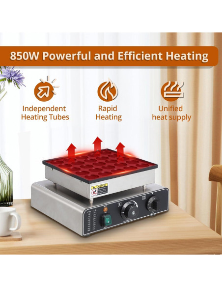 Horno de Waffles Mini Eléctrico Antiadherente RQ 25 Huecos Horno de Waffles Mini Eléctrico Antiadherente RQ 25 Huecos
