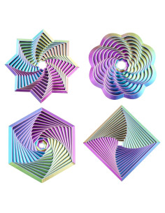 Juguetes Sensoriales Antiestrés 4 Pcs Fractal MFT-02
