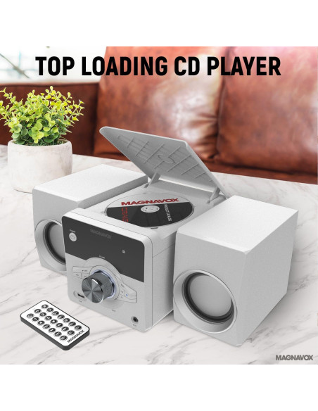 Sistema de Estante para CD Magnavox MM442 con Bluetooth y FM Sistema de Estante para CD Magnavox MM442 con Bluetooth y FM