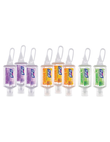 Gel desinfectante de manos Purell Advanced 1 oz con aceites esenciales - Paquete de 8