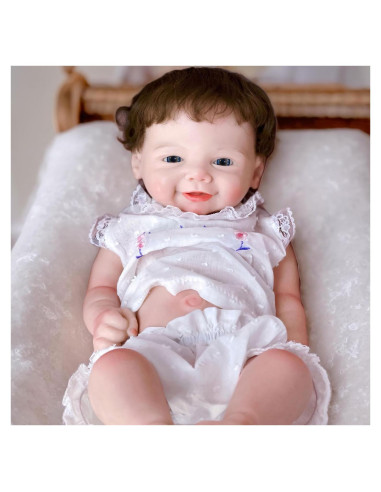 Muñeca Reborn de Silicona 40 cm Gileutay Cuerpo Completo