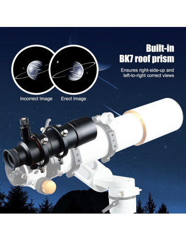 Telescopio SVBONY 8x50 con Lente FMC y Iluminación LED