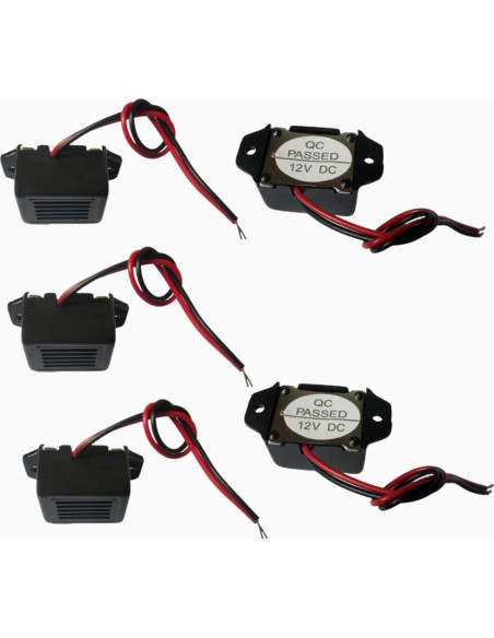 Zumbadores Electrónicos 12V GDQLCNXB - 6 Pcs 400Hz Zumbadores Electrónicos 12V GDQLCNXB - 6 Pcs 400Hz