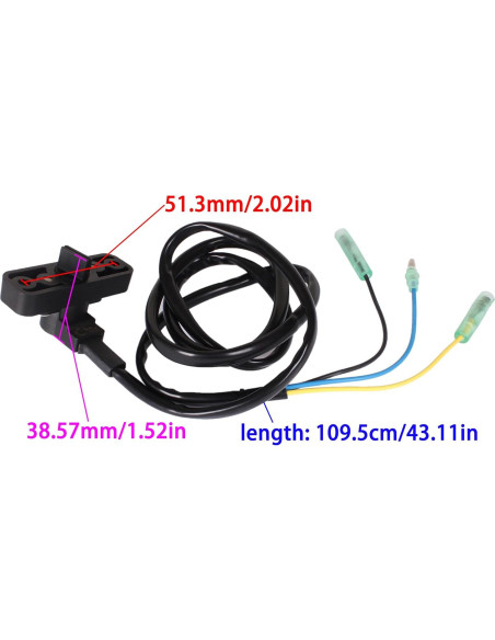 Sensor de Inclinación y Trim Mercury 859187A1 para Motores 3.0L DFI Sensor de Inclinación y Trim Mercury 859187A1 para Motores 3.0L DFI