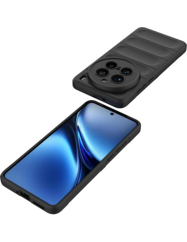 Funda TPU Negra para Vivo X200 Pro 5G - Elubugod