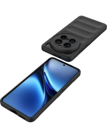 Funda TPU Negra para Vivo X200 Pro 5G - Elubugod Funda TPU Negra para Vivo X200 Pro 5G - Elubugod