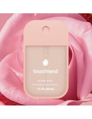 Desinfectante de Manos Touchland Glow Mist 30ml Aroma Rosa