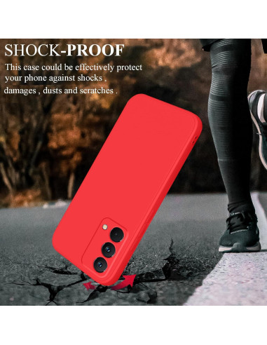 Funda de Silicona Roja para Realme GT Master Edition Delgado