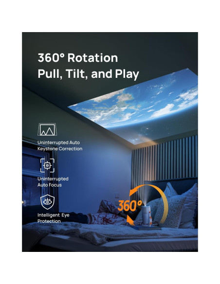 Proyector Láser XGIMI MoGo 4 - 550 Lúmenes, Google TV, 5h Batería Proyector Láser XGIMI MoGo 4 - 550 Lúmenes, Google TV, 5h Batería