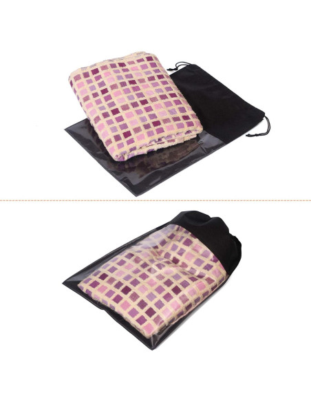 Paquete de 12 bolsas organizadoras de zapatos negras 32x44 cm Paquete de 12 bolsas organizadoras de zapatos negras 32x44 cm