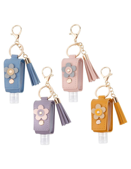 4 Llaveros Desinfectante de Manos 30ml GTILE - Colores Variados 4 Llaveros Desinfectante de Manos 30ml GTILE - Colores Variados