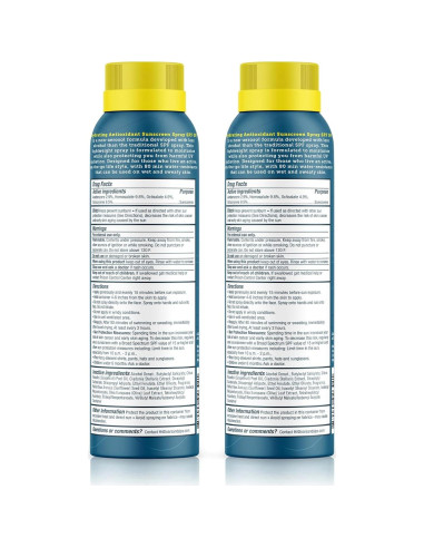 Spray Solar Hidratante Oars + Alps 177 ml FPS 50 Paquete de 2