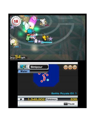 Videojuego Pokémon Rumble Blast Nintendo 13.7x12.4cm