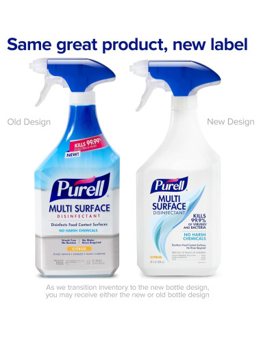 Spray Desinfectante Multi Superficies PURELL 2x828 ml Cítrico