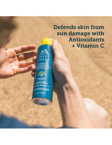 Spray Solar Hidratante Oars + Alps SPF 30 170 g - Resistente al Agua
