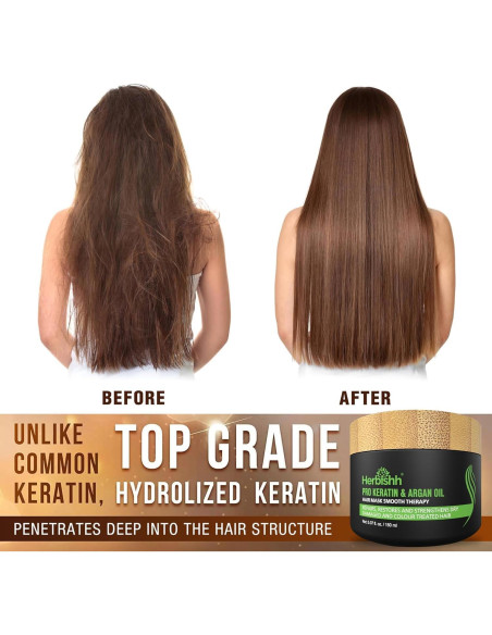 Combo Champú Herbishh para Cabello Canoso + Mascarilla Argán 500ml