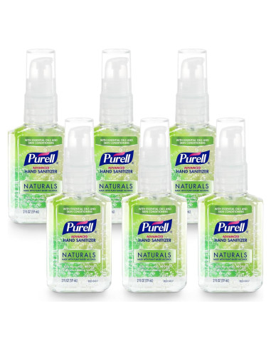 Desinfectante de Manos Purell Advanced Naturals 2 oz - Paquete de 6
